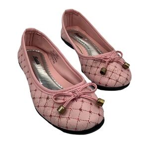 Bata Pink Ballet Bow Flats Size 11 Toddler Girl's